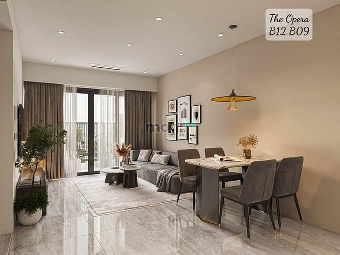 Hình ảnh Cho thuê 2PB Opera Thủ Thiêm Giá 50tr Nội thất đẹp
