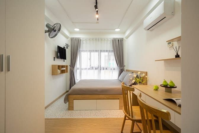 Hình ảnh Mb6623 nạp rút nhanh chóng studio cửa sổ lớn Cách mạng tháng 8 Quận 3, gần tòa nhà Viettel