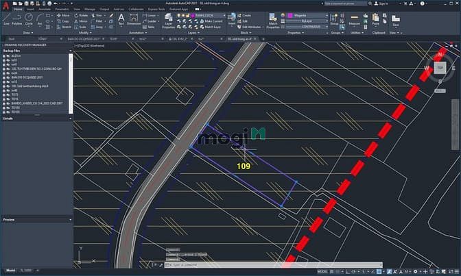 Hình ảnh Bán đất đường Trung An - 1235m2 - 17.7x69 - 300m2 thổ cư - Trung An
