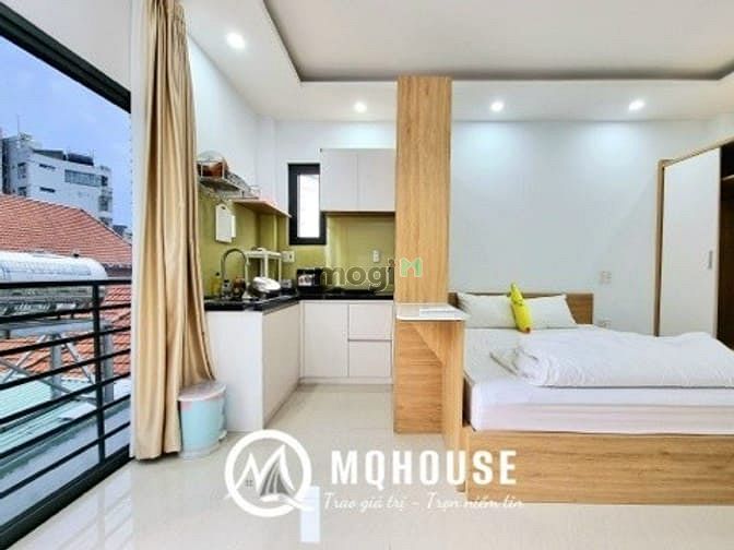 Hình ảnh Cho thuê Trang Chủ MB66.COM / Đăng Ký Tặng 66K Studio bancon, tách bếp gần cầu Công Lý, Q3