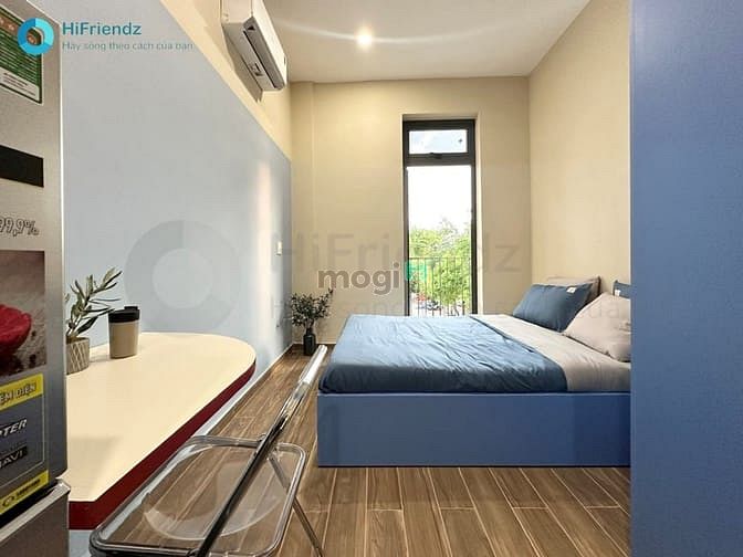 Hình ảnh Cho thuê studio full nội thất mới xây 100%, bancol lớn gần Sky 9,Ehome