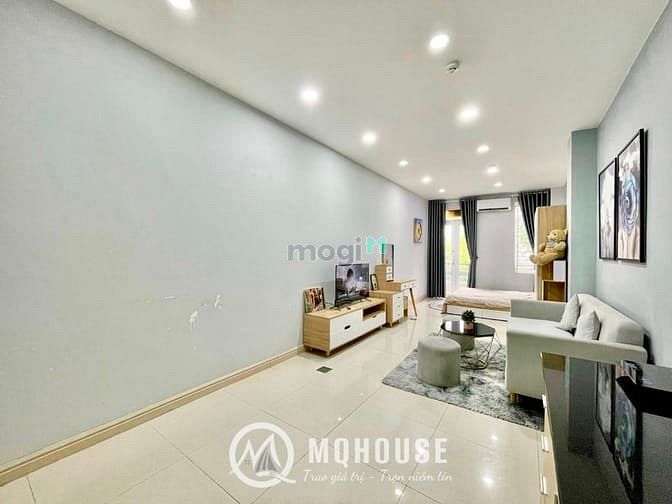 Hình ảnh Studio ban công, phòng rộng full nội thất free phí dịch vụ và xe