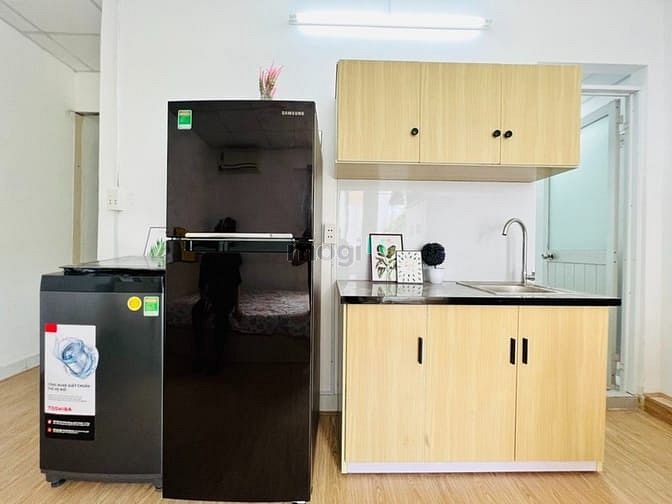 Hình ảnh Mb6623 nạp rút nhanh chóng studio ban công máy giặt riêng Trường Sơn Q10,cv Lê Thị Riêng
