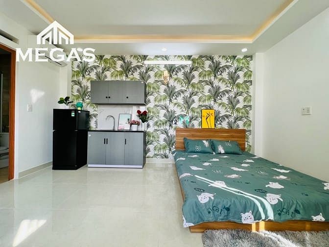 Hình ảnh CHDV full NỘI THẤT siêu thoáng ngay Ngã Tư 4 Xã - Lê Văn Quới
