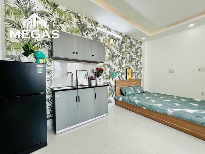 Hình ảnh CHDV full NỘI THẤT siêu thoáng ngay Ngã Tư 4 Xã - Lê Văn Quới