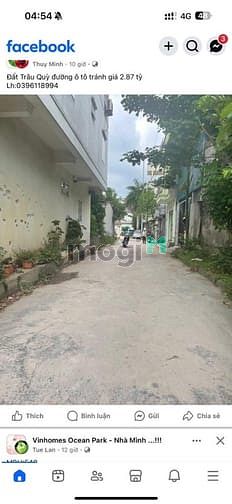 Hình ảnh Đất Trâu Quỳ- Ô tô tránh- Khu tiềm năng- Hiếm nhà bán, vừa khuôn tiền