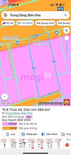 Hình ảnh Bán đất mặt tiền đường Phạm Văn Thuận 284m2 giá khoảng 112 triệu/m2