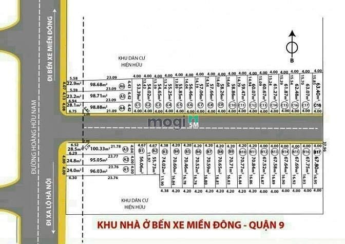 Hình ảnh Bán đất hẻm 60 đường hoàng hữu nam .P long thạnh mỹ Q9