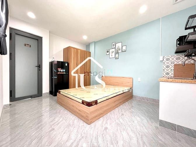 Hình ảnh Cho thuê Chdv cửa sổ gần Vòng Xoay Dân Chủ thang máy, full nội thất