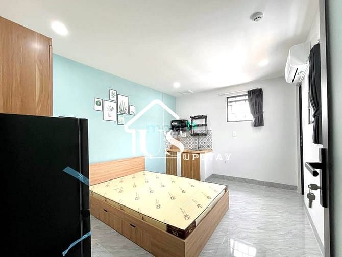 Hình ảnh Cho thuê Chdv cửa sổ gần Vòng Xoay Dân Chủ thang máy, full nội thất