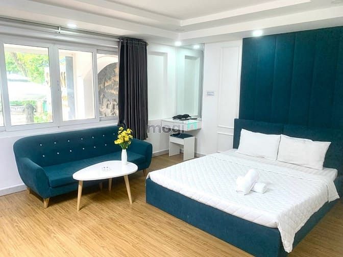 Hình ảnh Phòng cho sinh viên studio full nội thất cửa sổ lớn tách bếp Trung Sơn
