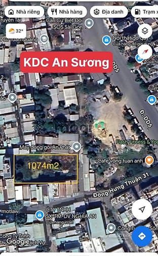 Hình ảnh Bán 1.074 m2 Đất Thổ Cư - Khu Dân Cư AN SƯƠNG