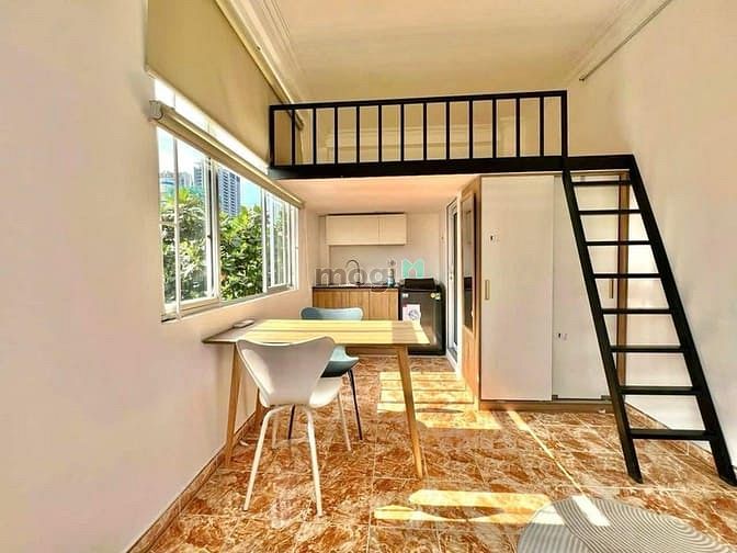 Hình ảnh Cho Thuê Căn Hộ Có Gác Cửa Sổ Thoáng Ngay Thành Thái Giá Rẻ