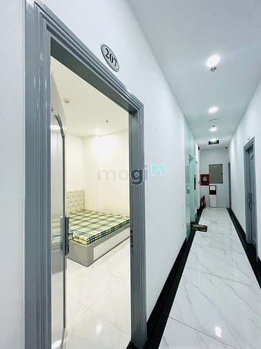 Hình ảnh 1 cái studio full nội thất, gần Lotte hầu như không ai để í