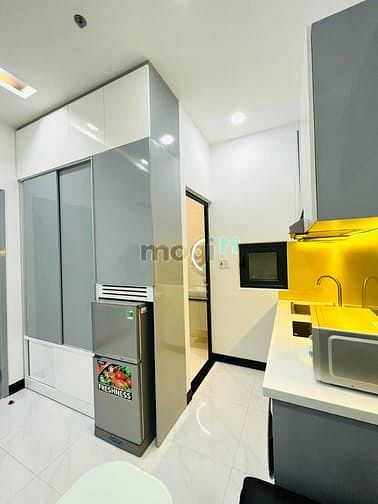 Hình ảnh 1 cái studio full nội thất, gần Lotte hầu như không ai để í