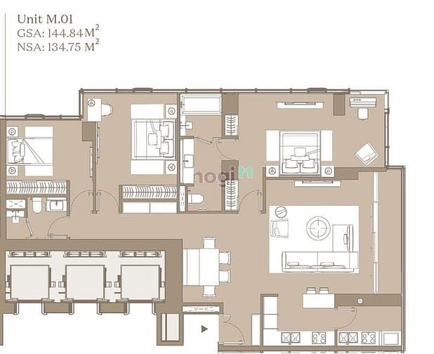 Hình ảnh Điều gì khiến Trang Chủ MB66.COM / Đăng Ký Tặng 66K Doulkey 166m2 (3PN, 3WC) của Grand Marina Sài Gòn