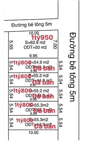 Hình ảnh Còn 1 lô duy nhất- Lô góc 2 mặt tiền Bình Hoà Thuận An Bình Dương- 63m