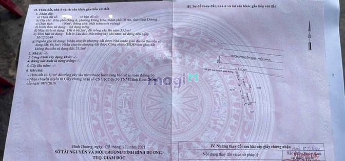 Hình ảnh Mặt tiền Nguyễn Đình Chiểu- Đông Hoà- Dĩ An 100m2 ngang gần 5m