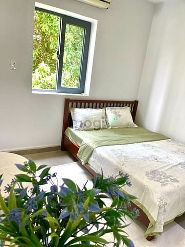 Hình ảnh Studio tách bếp máy giặt riêng, cửa sổ view sân vườn bị lãng quên