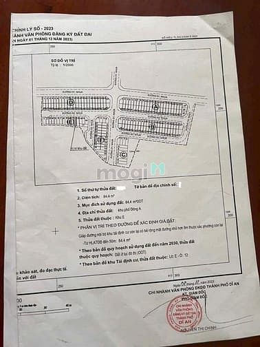 Hình ảnh Bán đất Tái định cư Đông Hòa C - Dĩ An 84.4m2