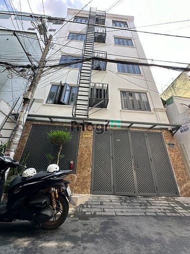 Hình ảnh CHDV Phan Văn Trị, 6x19m, 1T5L, 32 phòng full NT, doanh thu 140tr/th