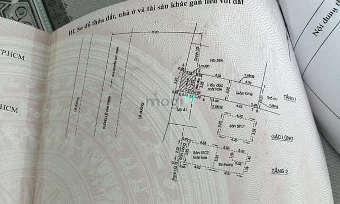 Hình ảnh Bán Nhà Mặt Tiền 39 Lê Văn Thịnh P. Bình Trưng Đông Quận 2,