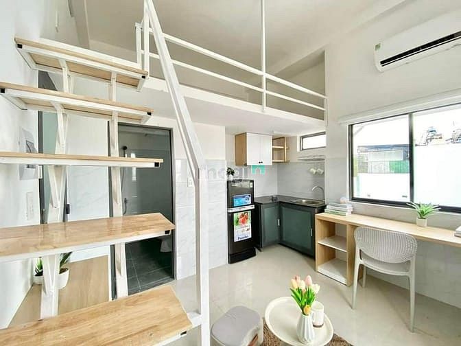 Hình ảnh Cho Thuê Căn Duplex, Gác Cao, Máy Giặt Riêng, Đại Học Tài Chính, Lotte