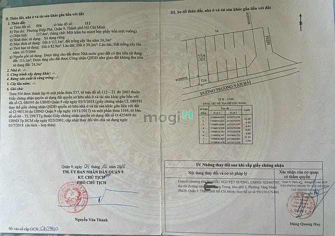 Hình ảnh Bán đất mặt tiền đường trương văn hải.P tăng nhơn phú B,Q9