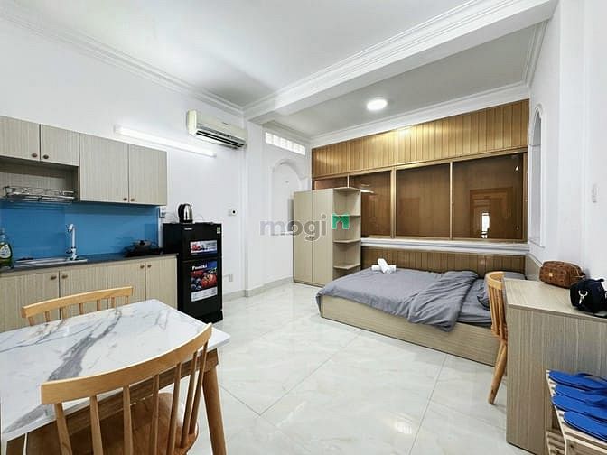 Hình ảnh Căn Hộ Studio Mới 100% - Đầy Đủ Nội Thất - Thang Máy - Giờ Tự Do