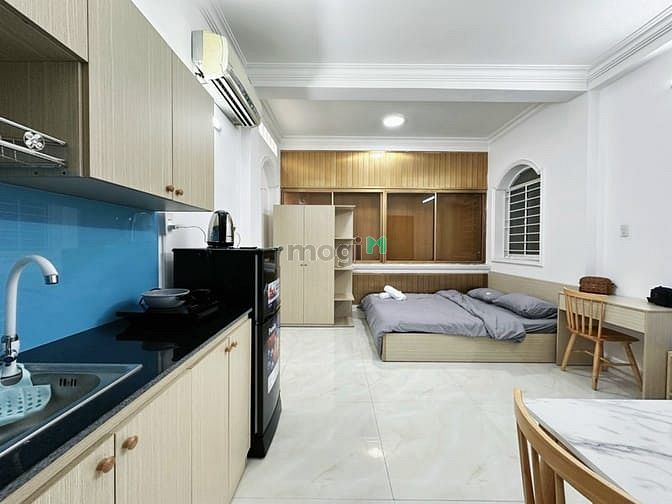Hình ảnh Căn Hộ Studio Mới 100% - Đầy Đủ Nội Thất - Thang Máy - Giờ Tự Do