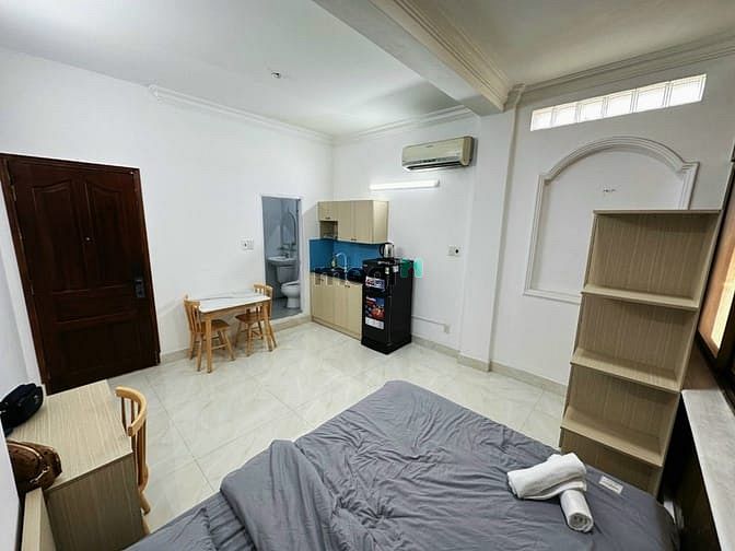 Hình ảnh Căn Hộ Studio Mới 100% - Đầy Đủ Nội Thất - Thang Máy - Giờ Tự Do