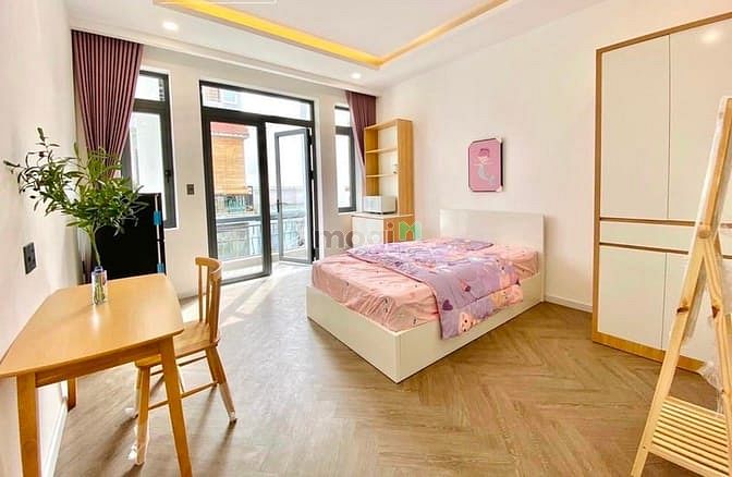 Hình ảnh STUDIO Full Nội thất, Ban công, Cửa sổ tại Trung tâm Q7, Gần chợ
