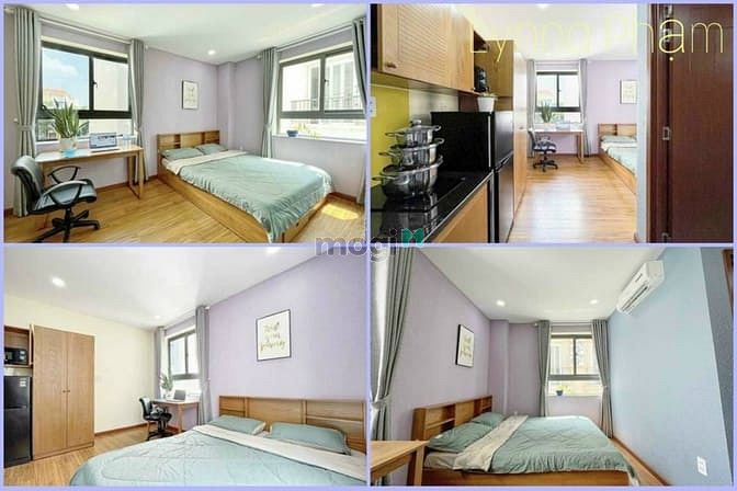 Hình ảnh STUDIO Full Nội thất, Ban công, Cửa sổ tại Trung tâm Q7, Gần chợ