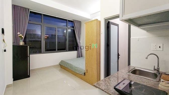 Hình ảnh STUDIO Full Nội thất, Ban công, Cửa sổ tại Trung tâm Q7, Gần chợ