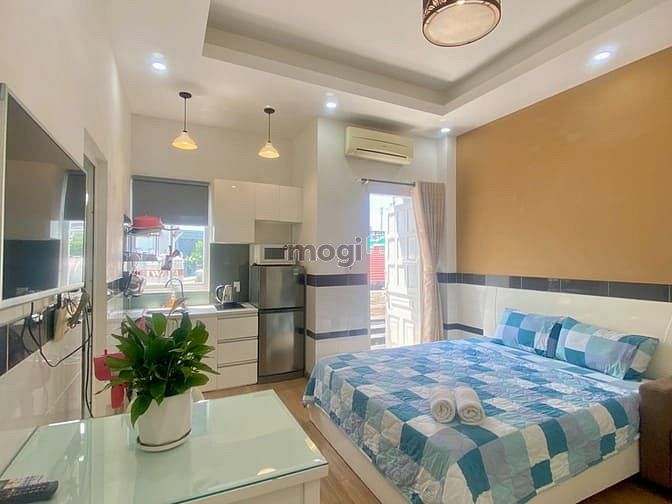 Hình ảnh Studio ban công, Ntcb cầu nguyễn văn cừ, cầu kênh xáng, Lotte.
