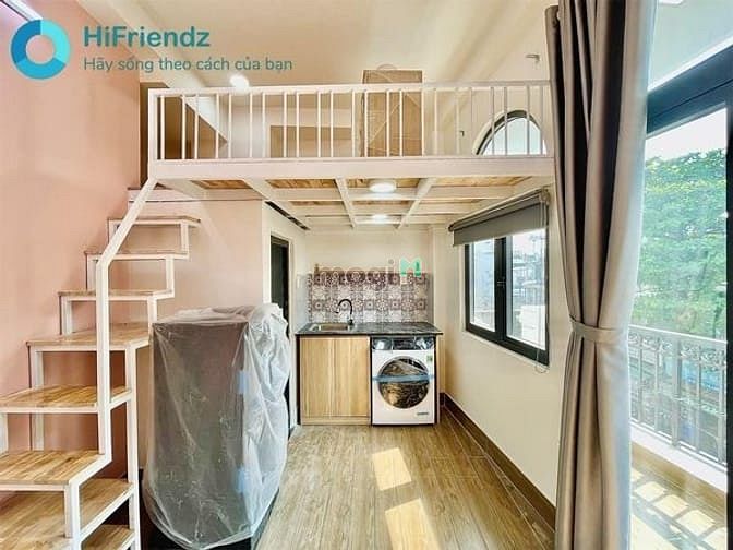 Hình ảnh CHDV duplex ban công 28m2 full NT thang máy hầm xe ngay Bùi Đình Túy