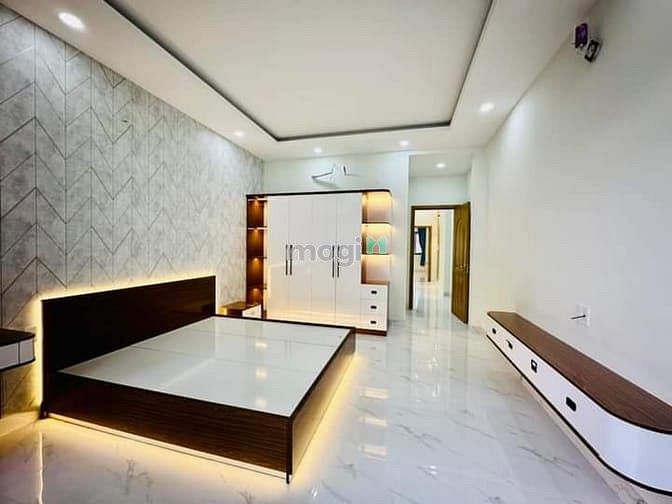 Hình ảnh Nhà phố xây mới kdc đường Trần thị hè Q12 7m thông