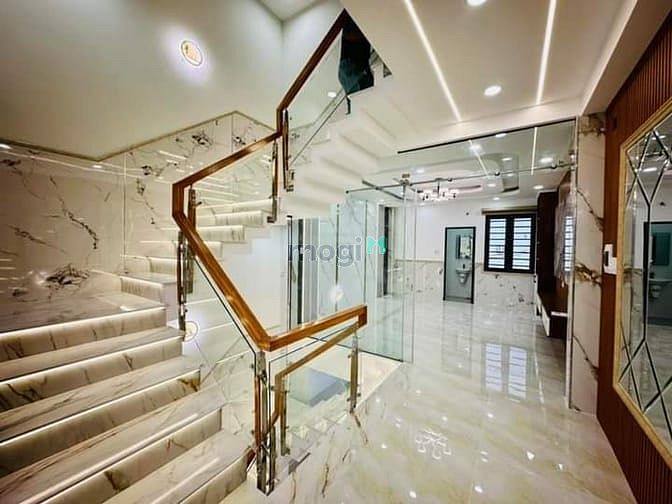 Hình ảnh Nhà phố xây mới kdc đường Trần thị hè Q12 7m thông