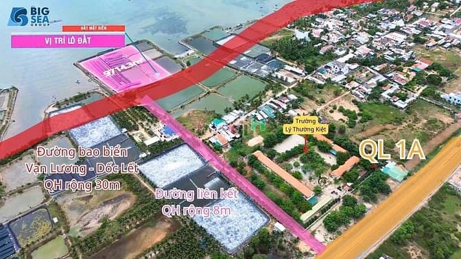 Hình ảnh Bán 9.714,3 m2 Đất Full Thổ Cư tại Vịnh Vân Phong - Khánh Hòa