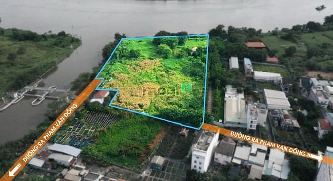 Hình ảnh Đất lớn ven sông 20.000m2 đường Phạm Văn Đồng, giá 15K VND/m2