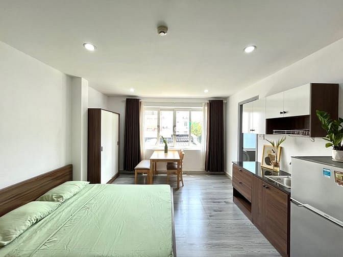 Hình ảnh Cho Thuê Studio Cửa Sổ To, đầy đủ nội thất Phú Mỹ Hưng gần RMIT