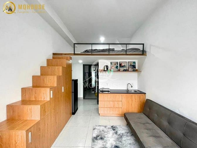 Hình ảnh Phòng CHDV đầy đủ nội thất- ban công riêng ngay ĐH HUIT
