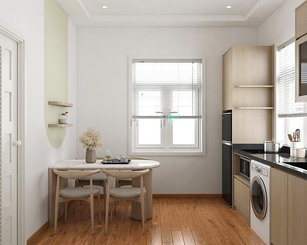 Hình ảnh ✅Mb6623 nạp rút nhanh chóng 1 Phòng Ngủ, 50m2, Ban Công, Máy giặt riêng, Thảo Điền, Quận 2