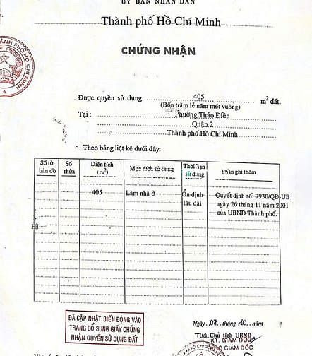 Hình ảnh Bán lô đất bờ Sông Thảo Điền, 405m2 đất, thực tế 600m2, khu VIP