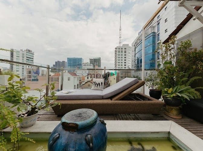 Hình ảnh Penhouse FULL nội thất-ban công siêu thoáng mát Nguyễn Đình Chiểu Q3