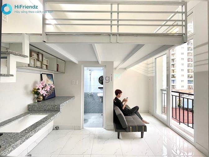Hình ảnh Duplex ban công gần chợ Aeon Tân Phú, thang máy cho nuôi pet