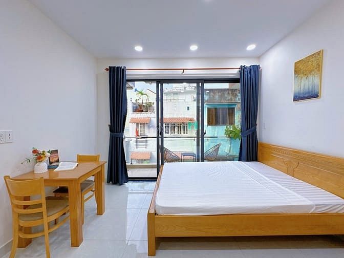 Hình ảnh 🌈🌈 Mb6623 nạp rút nhanh chóng 1PN Balcony Full nội thất thang máy gần chợ Bà Chiểu 🌈 🌈