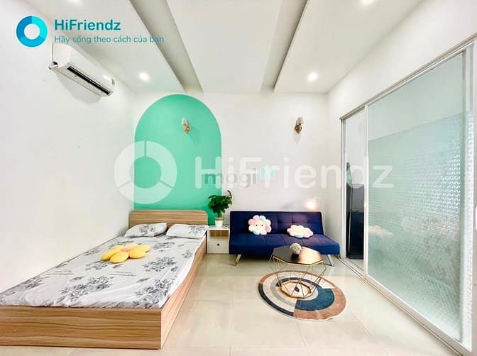 Hình ảnh Studio 1 phòng ngủ tách bếp ban công, tách bếp, thang máy