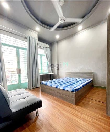 Hình ảnh Cho thuê chung cư mini 1PN tách bếp full NT, ban công 35m2 - Tân Bình