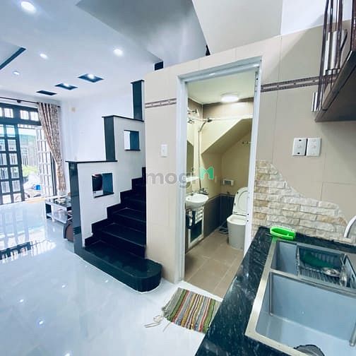 Hình ảnh Q.BT. Hẻm 4m sát MT Lê Quang Định, ngang 5,2m, 4 tầng, 3PN